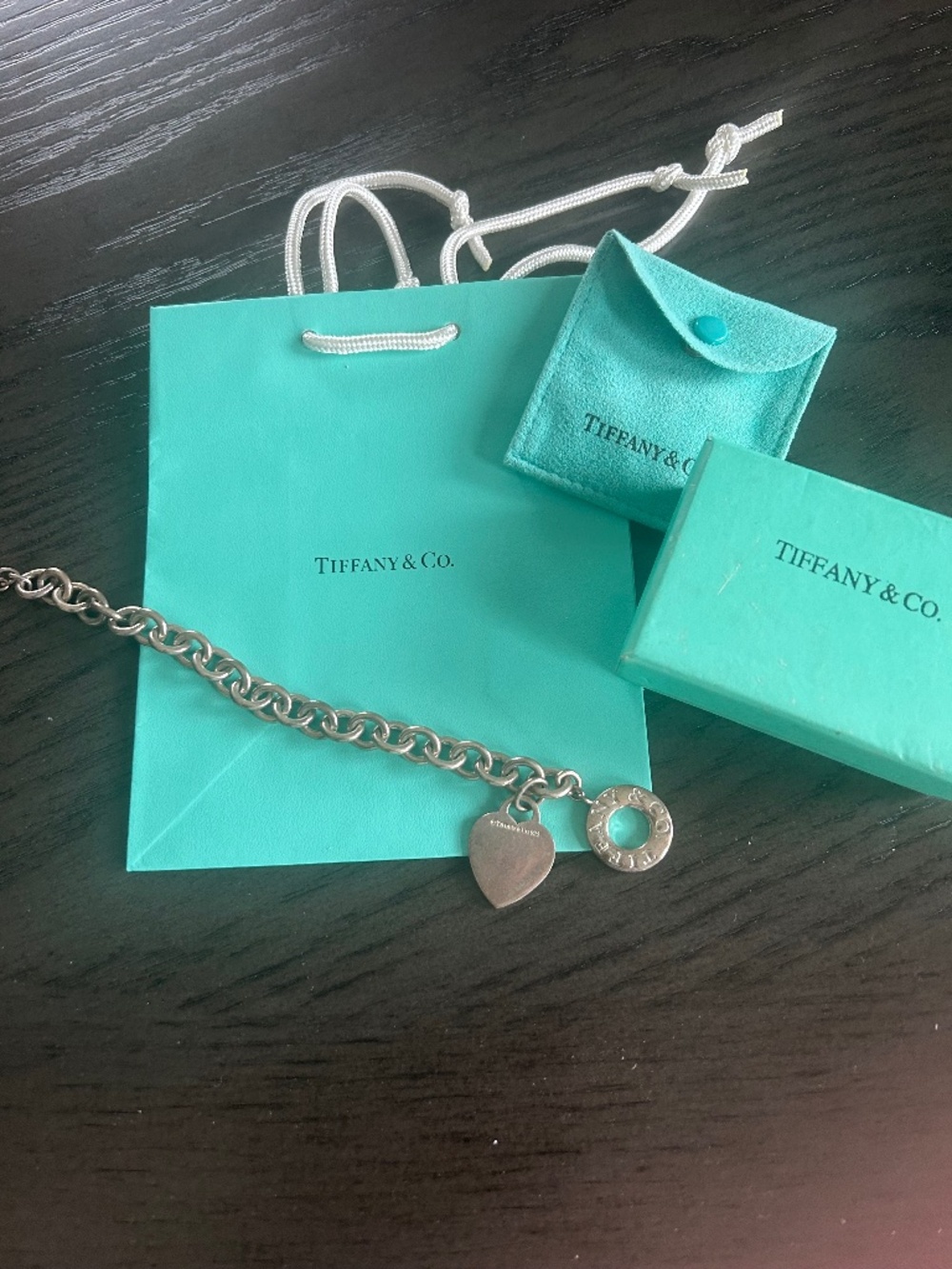 Tiffany Heart Chain Bracelet